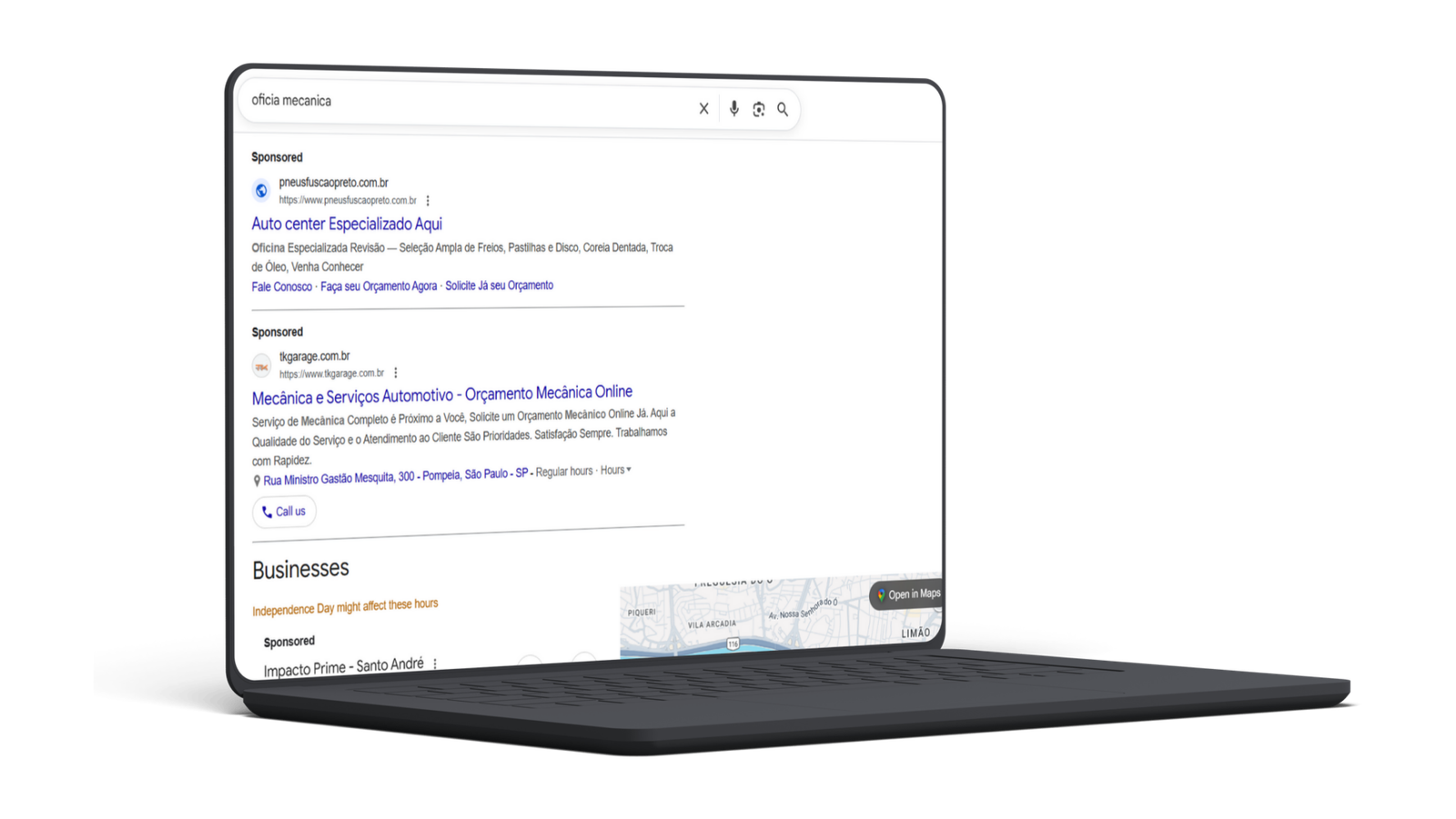 Gestão de anúncios, google ads